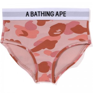 Women Bape 1st Camo Shorts Shorts Pink USA | NO0755875