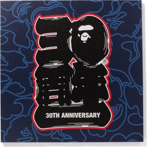 Women Bape 30th Anniv. Canvas Large Home Navy USA | OV0592152