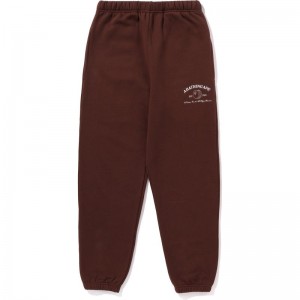 Women Bape A Bathing Ape Sweat Pants Pants Brown USA | EV4663563