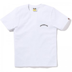 Women Bape A Bathing Ape Tee #1 T Shirts White USA | RD9527757