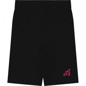 Women Bape Apee Elasticated Slim-fit Shorts Shorts Black USA | TM4922192