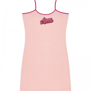 Women Bape Apee Graphic Dress #1 Dress Pink USA | QO8755675