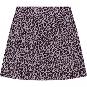 Women Bape Apee Leopard Mini Skirt Dress Purple USA | PC2101511