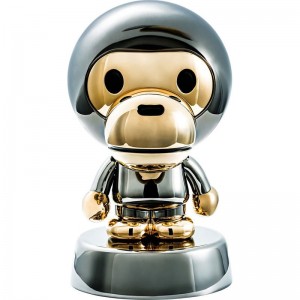 Women Bape Baby Milo® By A Bathing Ape Metal Figurine Figure Silver USA | NQ8113113