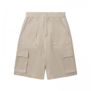 Women Bape Bapy Cargo Culotte Pants Beige USA | LD2145115