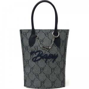 Women Bape Bapy Monogram Jacquard Shoulder Bag Bags Light Blue USA | QQ3196416