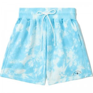 Women Bape Bapy Tie Dye Shorts Shorts Light Blue USA | WI0067007