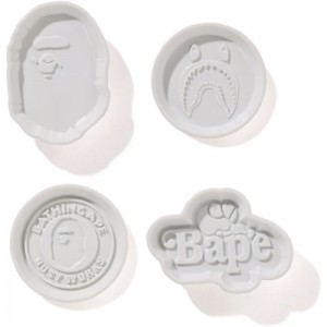 Women Bape Hasamiyaki Soy Sauce Dish Home White USA | CN3204424