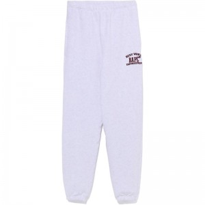 Women Bape Oversized Sweat Pants Pants Grey USA | SO5684464