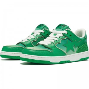 Women Bape Sk8 Sta #4 Sneakers Green USA | TI9123313