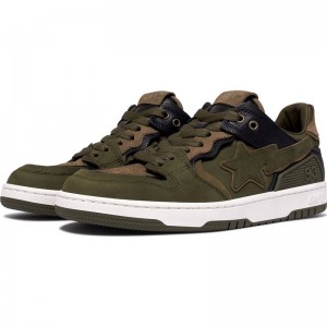 Women Bape Sk8 Sta #6 Sneakers Olive USA | RK4725775