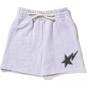 Women Bape Sta Oversized Sweat Shorts Shorts Grey USA | IE6280820