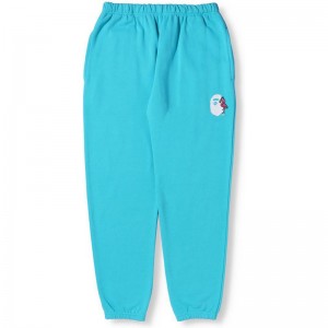 Women Bape Store® Miami Oversized Sweat Pants Pants Blue USA | ZH1065005