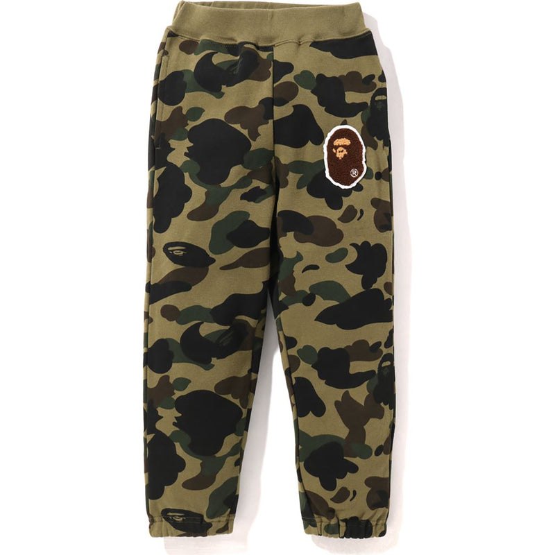 Kids\' Bape 1st Camo Ape Head Patched Sweat Pants Pants Green USA | II7944094