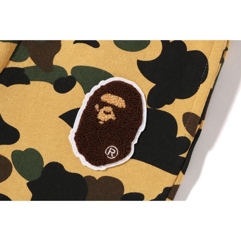 Kids' Bape 1st Camo Ape Head Patched Sweat Pants Pants Yellow USA | AB8819289