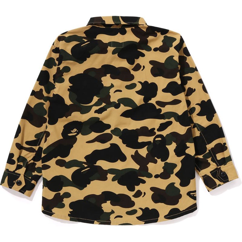 Kids' Bape 1st Camo Baby Milo Sta Military Shirt Shirts Yellow USA | JD2309639