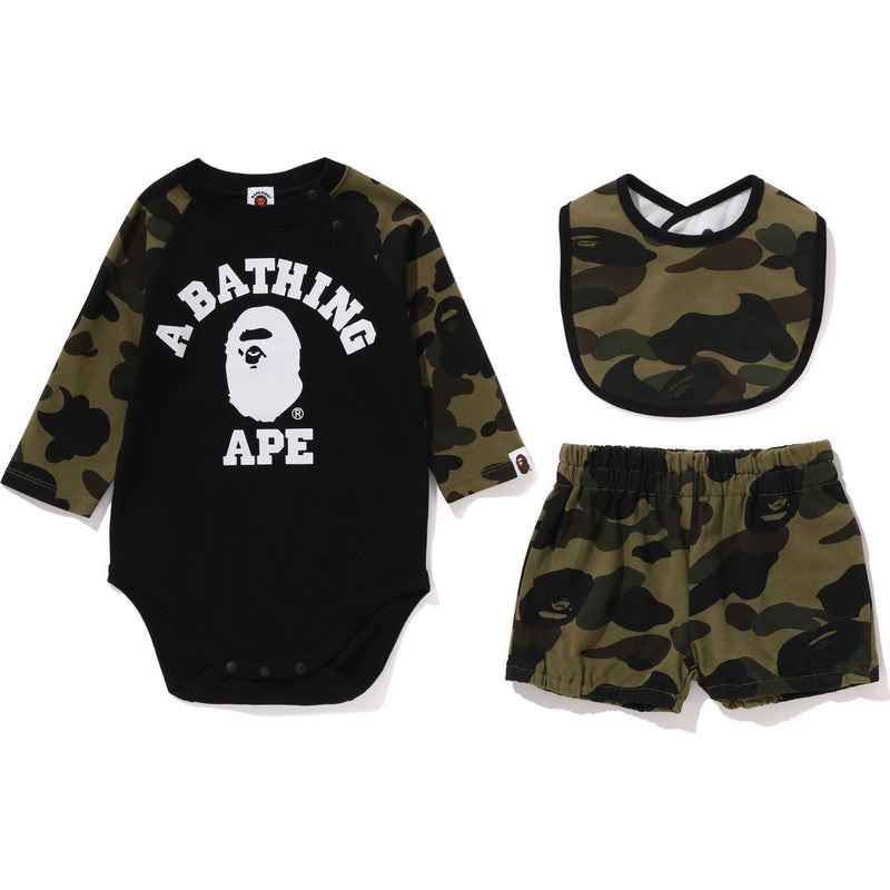 Kids\' Bape 1st Camo College Baby Gift Set Kb Gift Set Green USA | GN7830580