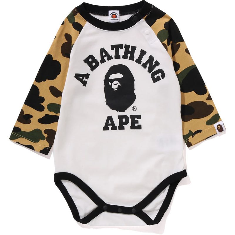 Kids' Bape 1st Camo College Baby Gift Set Kb Gift Set Yellow USA | DU6729179