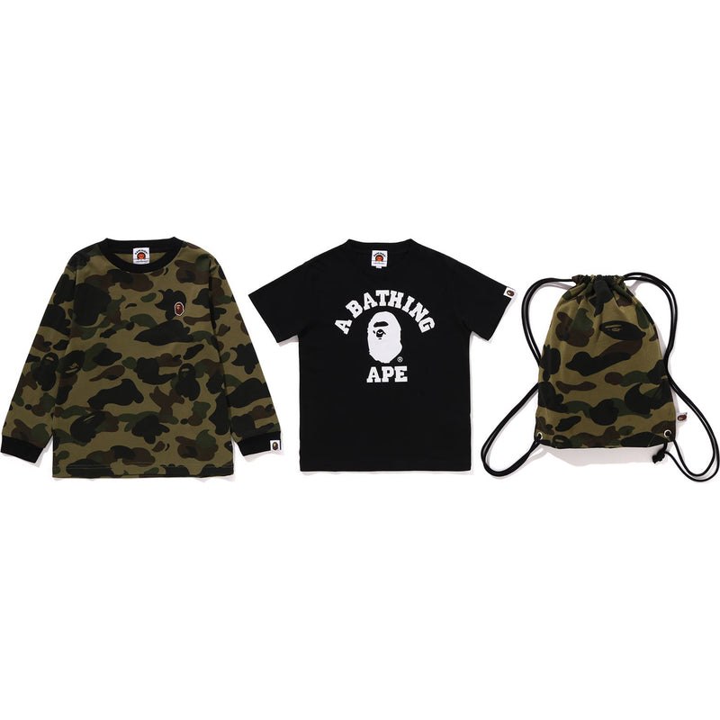 Kids\' Bape 1st Camo College Gift Set Gift Set Green USA | LD2648268