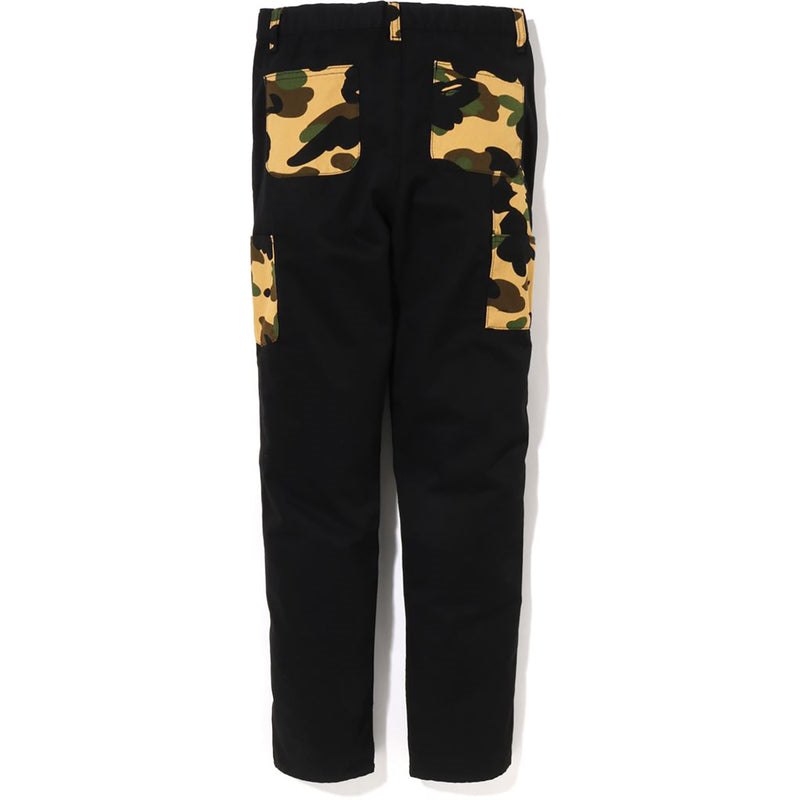 Kids' Bape 1st Camo Painter Pants Pants Black USA | TA6762972