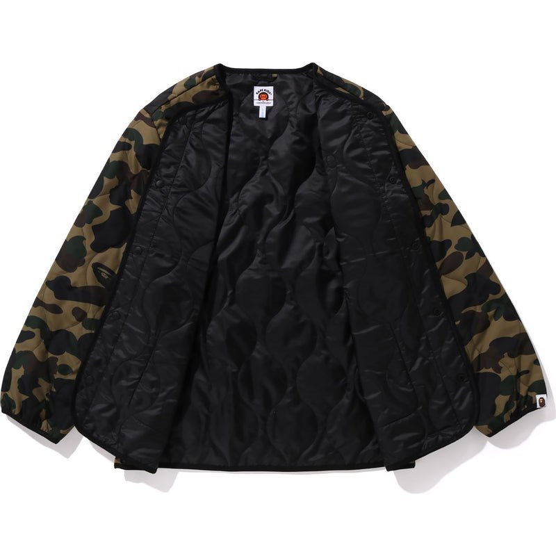 Kids' Bape 1st Camo Quilting Jacket Jr Jackets Green USA | FP2059809