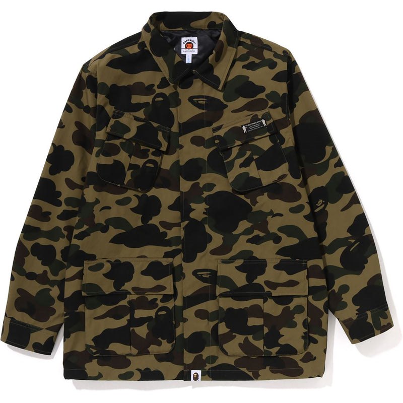 Kids\' Bape 1st Camo Shirt Jacket Jackets Green USA | DX1545955