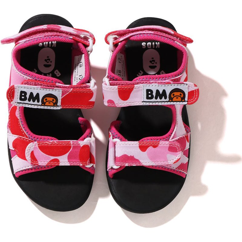 Kids' Bape Abc Camo Baby Milo Sandals Sandals Pink USA | MN9854084