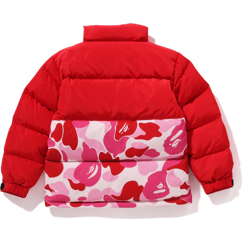 Kids' Bape Abc Camo Down Jacket Jackets Pink USA | WX9646566