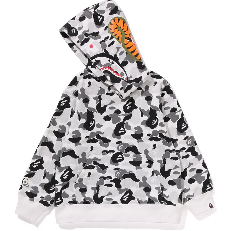 Kids' Bape Abc Camo Shark Pullover Hoodie Hoodie Grey USA | IU8824284