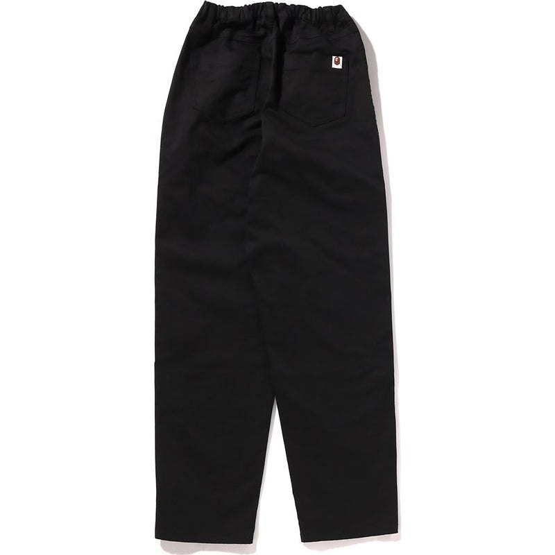 Kids' Bape Ape Head Curved Pants Jr Pants Black USA | RO3801481