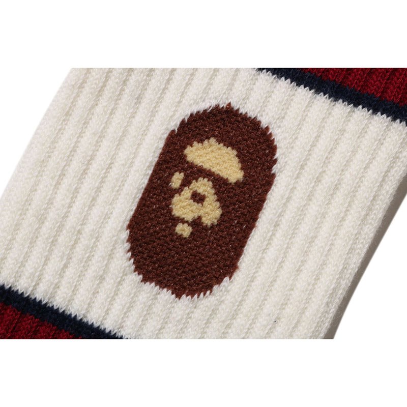 Kids' Bape Ape Head Line Socks Socks Navy USA | BG2753073