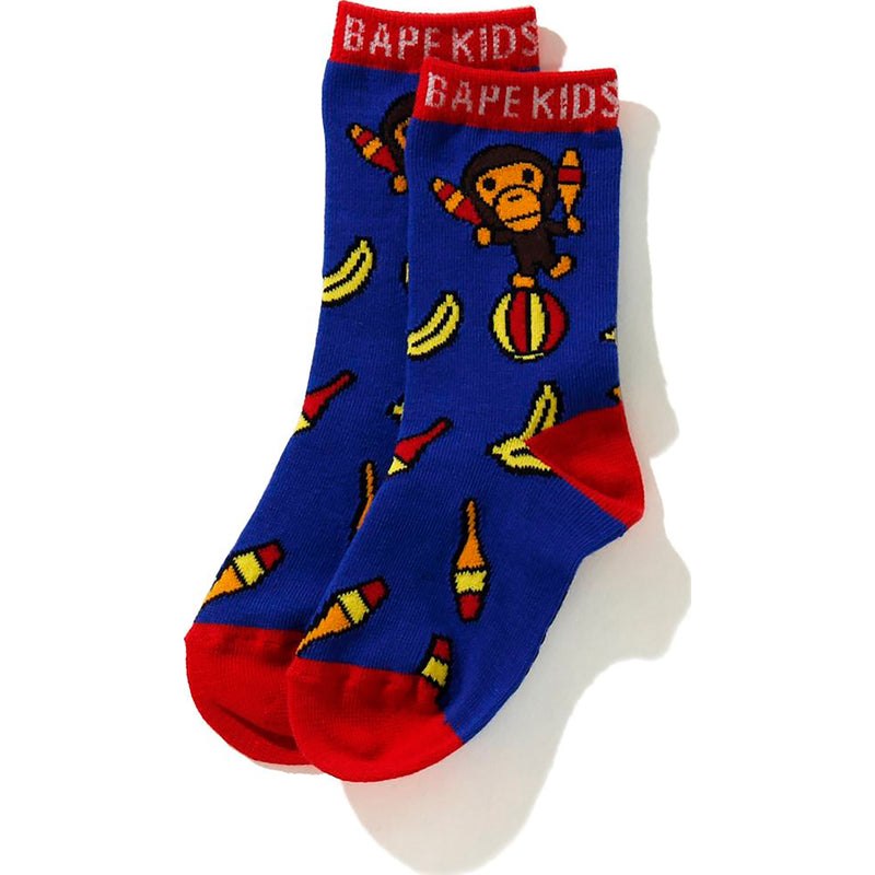 Kids\' Bape Baby Milo Circus Socks Socks Navy USA | EJ5612962