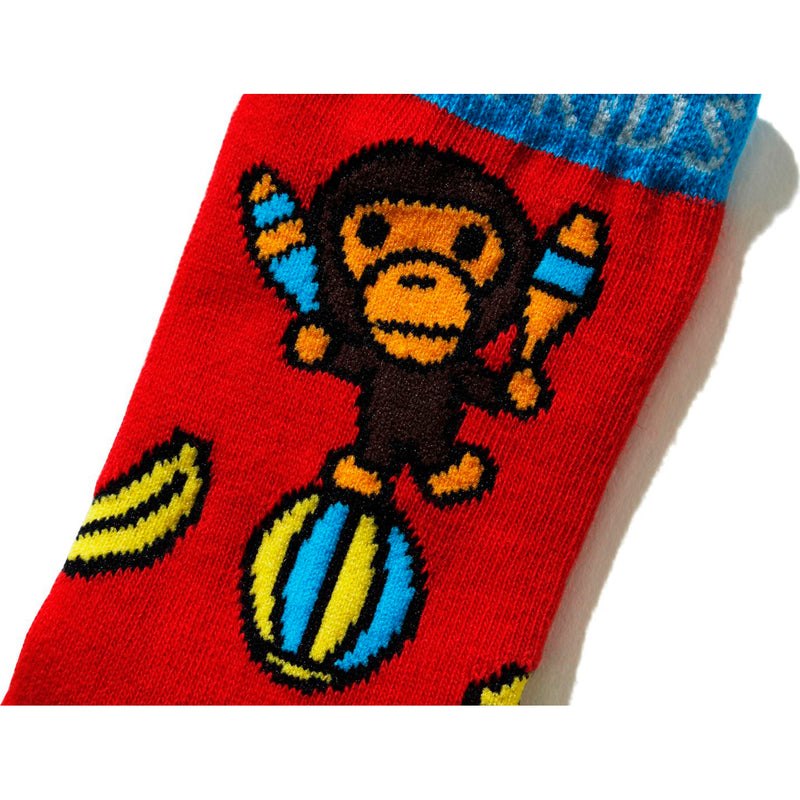 Kids' Bape Baby Milo Circus Socks Socks Red USA | EM6168218