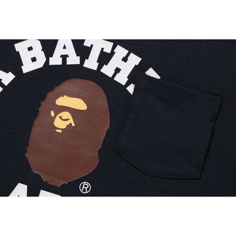 Kids' Bape Baby Milo College Reversible Tee Cut And Sewn Navy USA | DB6771971