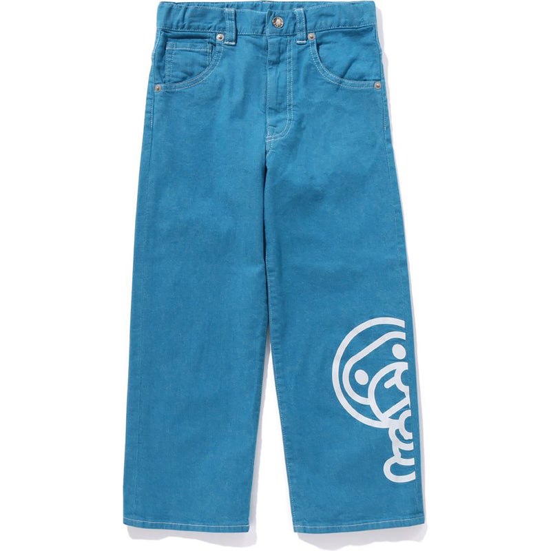 Kids\' Bape Baby Milo Denim Pants Pants Blue USA | MU2907197