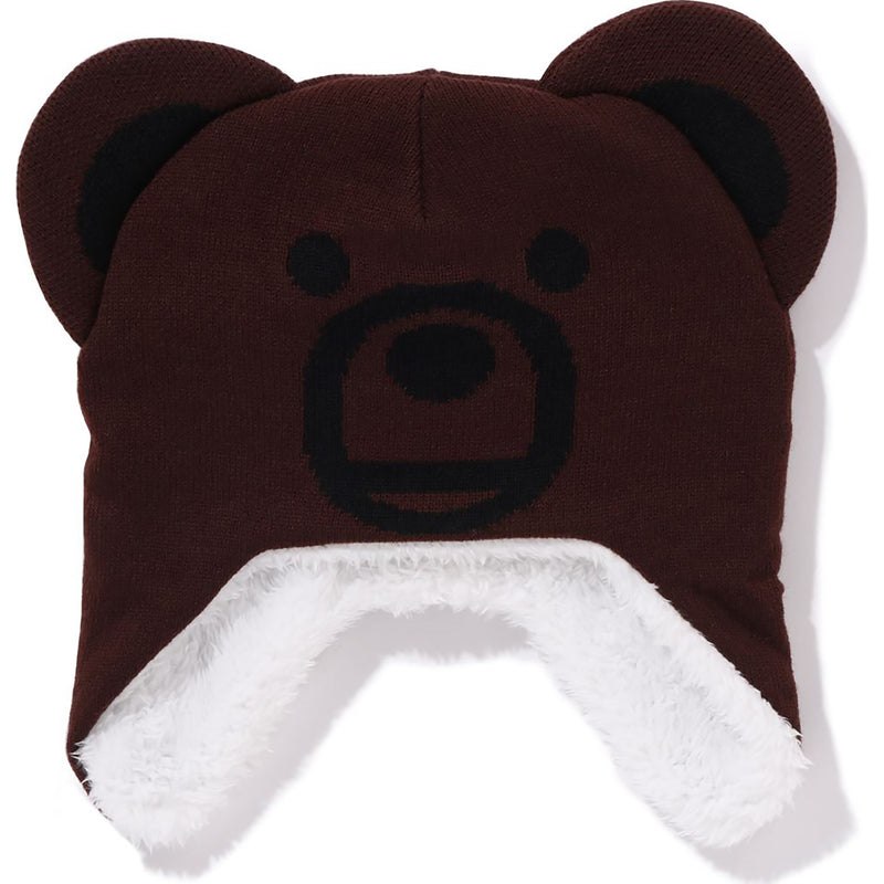 Kids\' Bape Baby Milo Friend Knit Cap Caps Brown USA | QV5131911