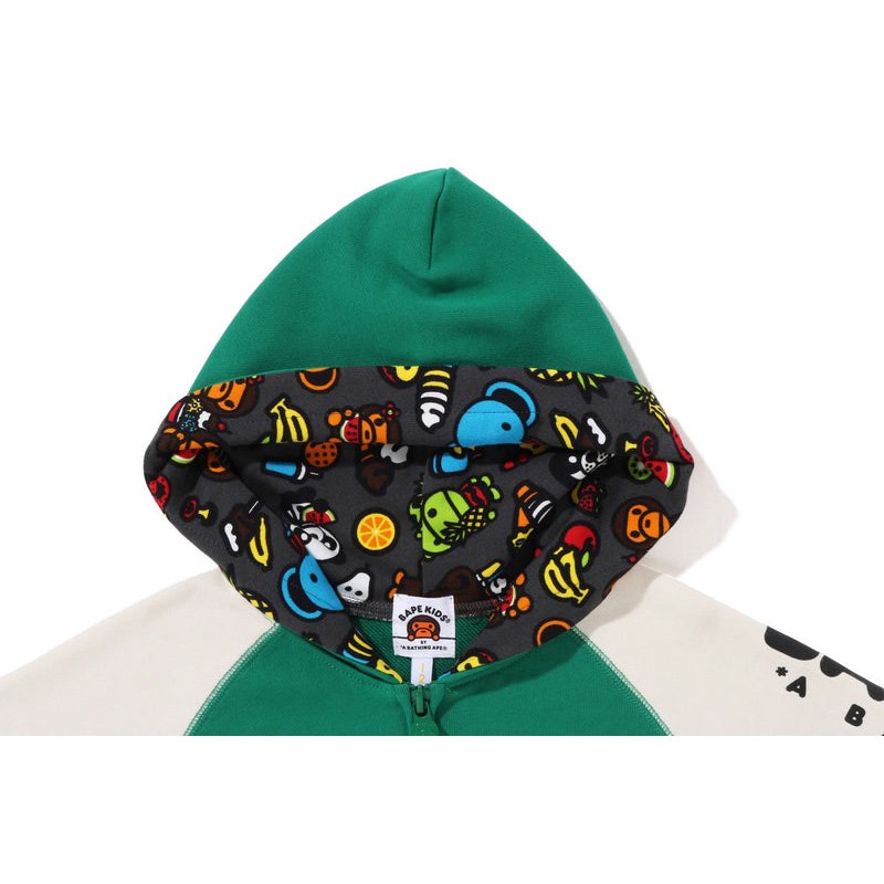 Kids' Bape Baby Milo Fruit Zip Hoodie Hoodie Green USA | XY1469349