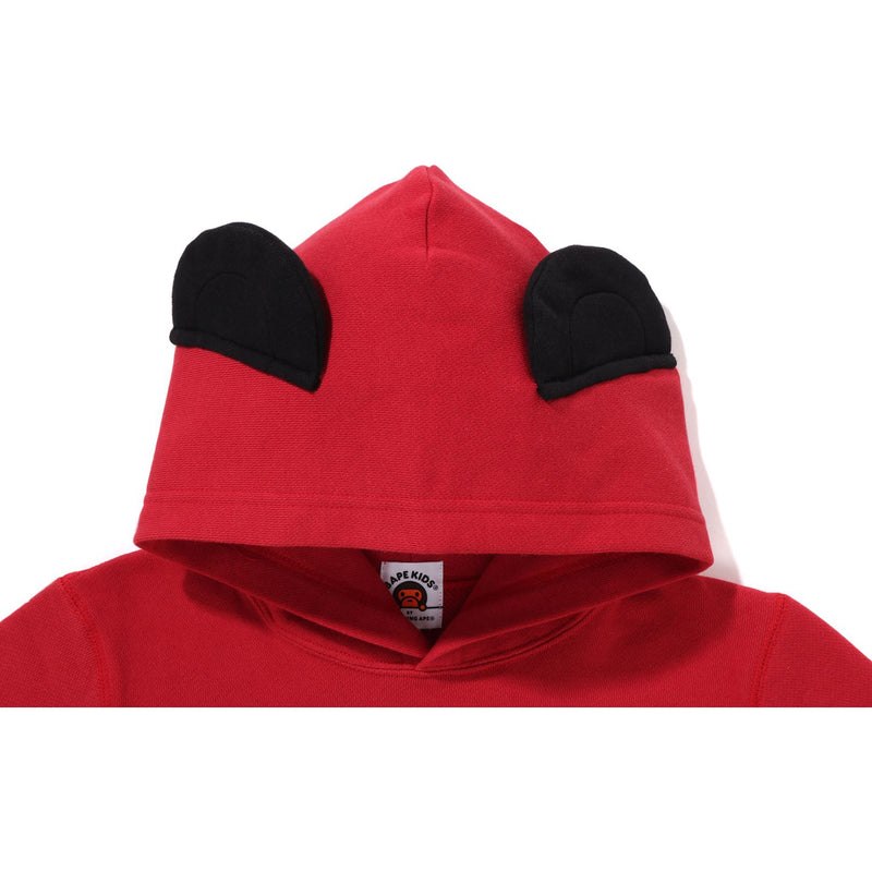 Kids' Bape Baby Milo Panda Layered Pullover Hoodie Hoodie Red USA | VT1878288