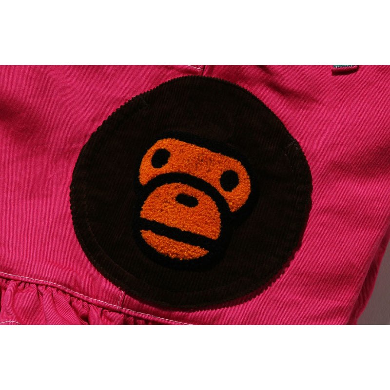 Kids' Bape Baby Milo Pocket Frill Shorts Shorts Pink USA | GC2041001