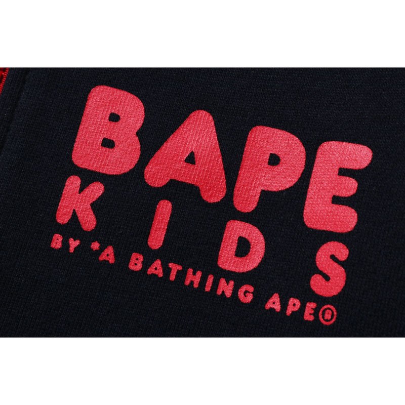 Kids' Bape Baby Milo Pocket Zip Hoodie Hoodie Navy USA | MM3647967