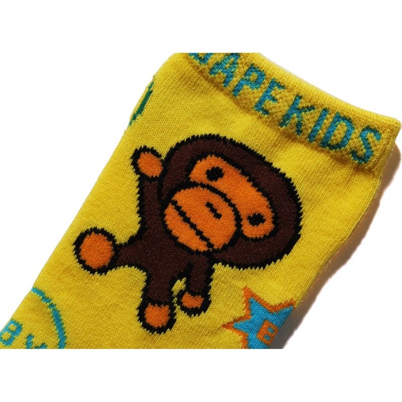 Kids' Bape Baby Milo Speech Balloon Socks Socks Yellow USA | SD8476446