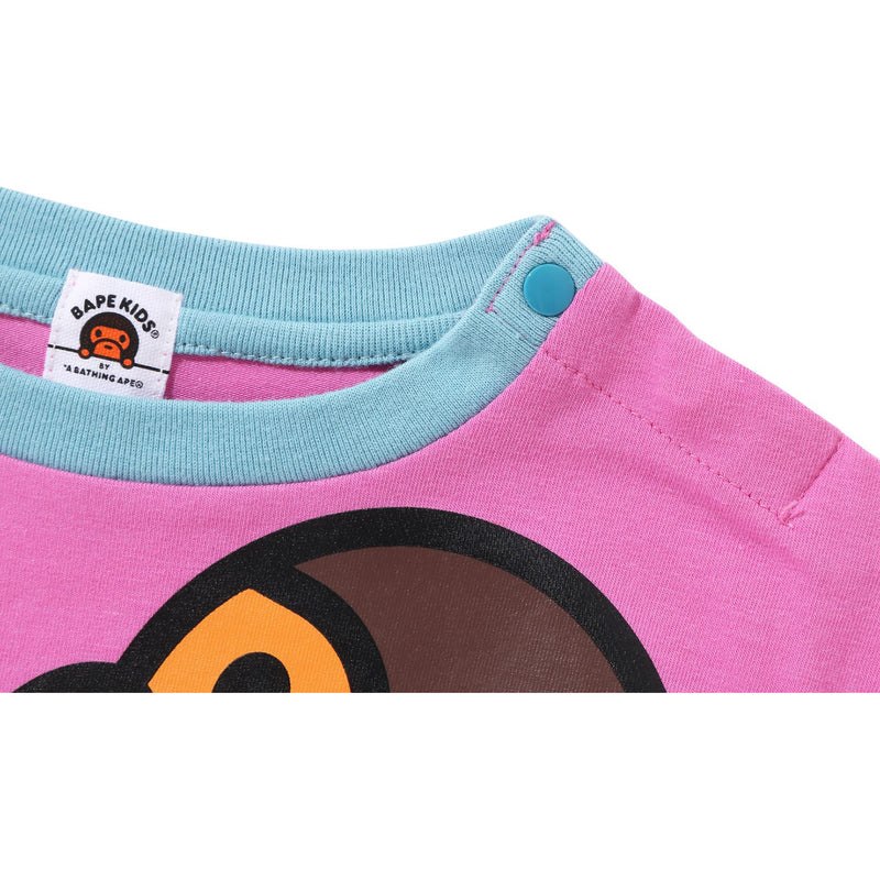 Kids' Bape Baby Milo Sta Bodysuit Relaxed Fit Underwear Pink USA | FP9218528