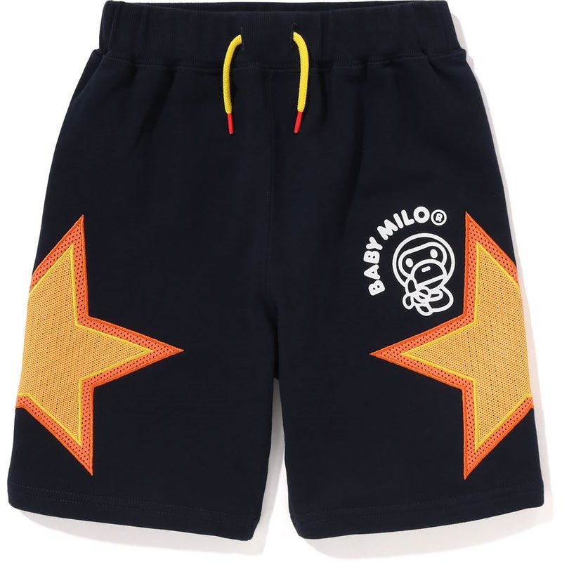 Kids\' Bape Baby Milo Sta Mesh Sweat Shorts Shorts Navy USA | YP2030600