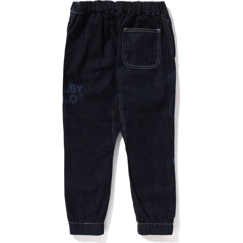 Kids' Bape Baby Milo Toy Denim Pants Pants Indigo USA | NL8507557