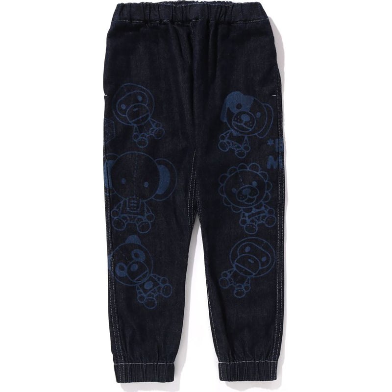 Kids\' Bape Baby Milo Toy Denim Pants Pants Indigo USA | NL8507557