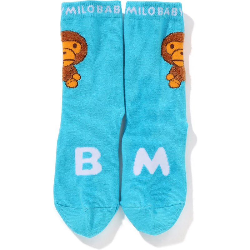 Kids' Bape Baby Milo Toy Socks Socks Sax USA | XT7963693