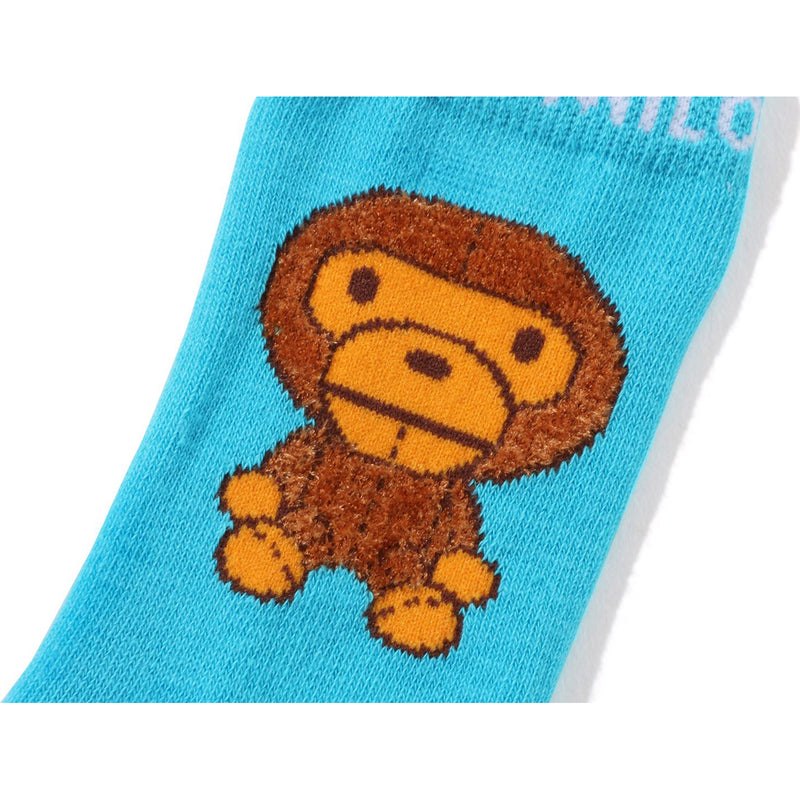 Kids' Bape Baby Milo Toy Socks Socks Sax USA | XT7963693