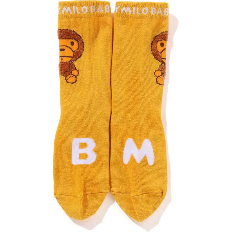 Kids' Bape Baby Milo Toy Socks Socks Yellow USA | XB7274024