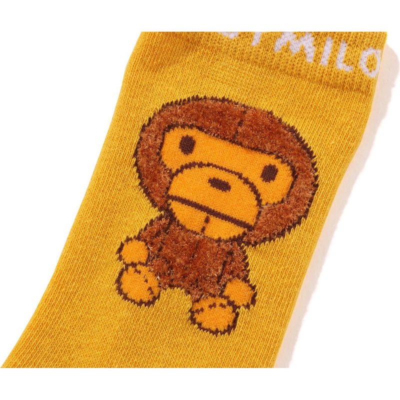 Kids' Bape Baby Milo Toy Socks Socks Yellow USA | XB7274024