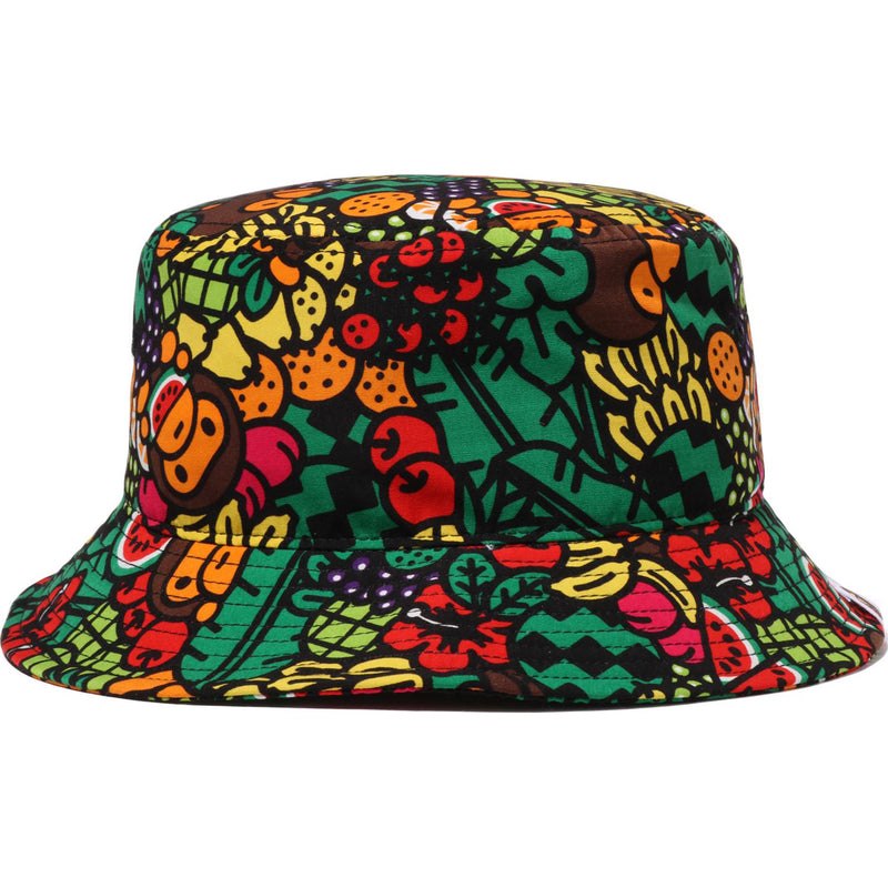 Kids' Bape Baby Milo Tropical Bucket Hat Caps Multi USA | CM6623063